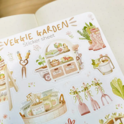 Lettoon Sticker Sheet - Veggie Garden