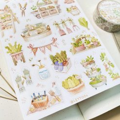 Lettoon Sticker Sheet - Veggie Garden