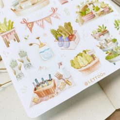Lettoon Sticker Sheet - Veggie Garden