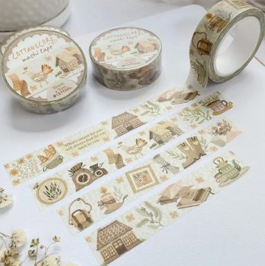 Lettoon Washi Tape - Cottagecore Vibes