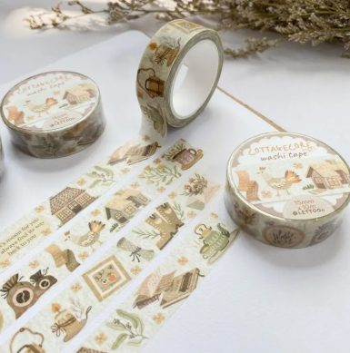 Lettoon Washi Tape - Cottagecore Vibes