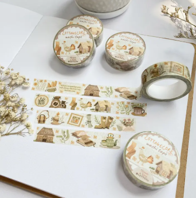 Lettoon Washi Tape - Cottagecore Vibes