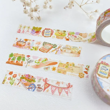 Lettoon Washi Tape - Hello Spring