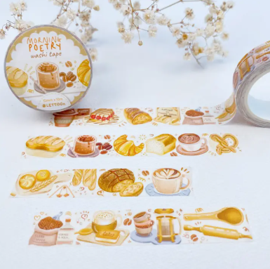 Lettoon Washi Tape - Morning Poetry