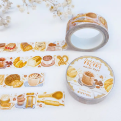 Lettoon Washi Tape - Morning Poetry