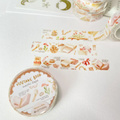 Lettoon Washi Tape - Vintage Book