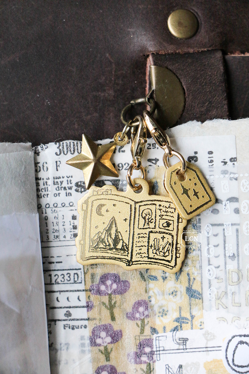 LCN Design Brass Charm - Journal