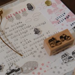 Eileen Tai Little Village Rubber Stamp Set A