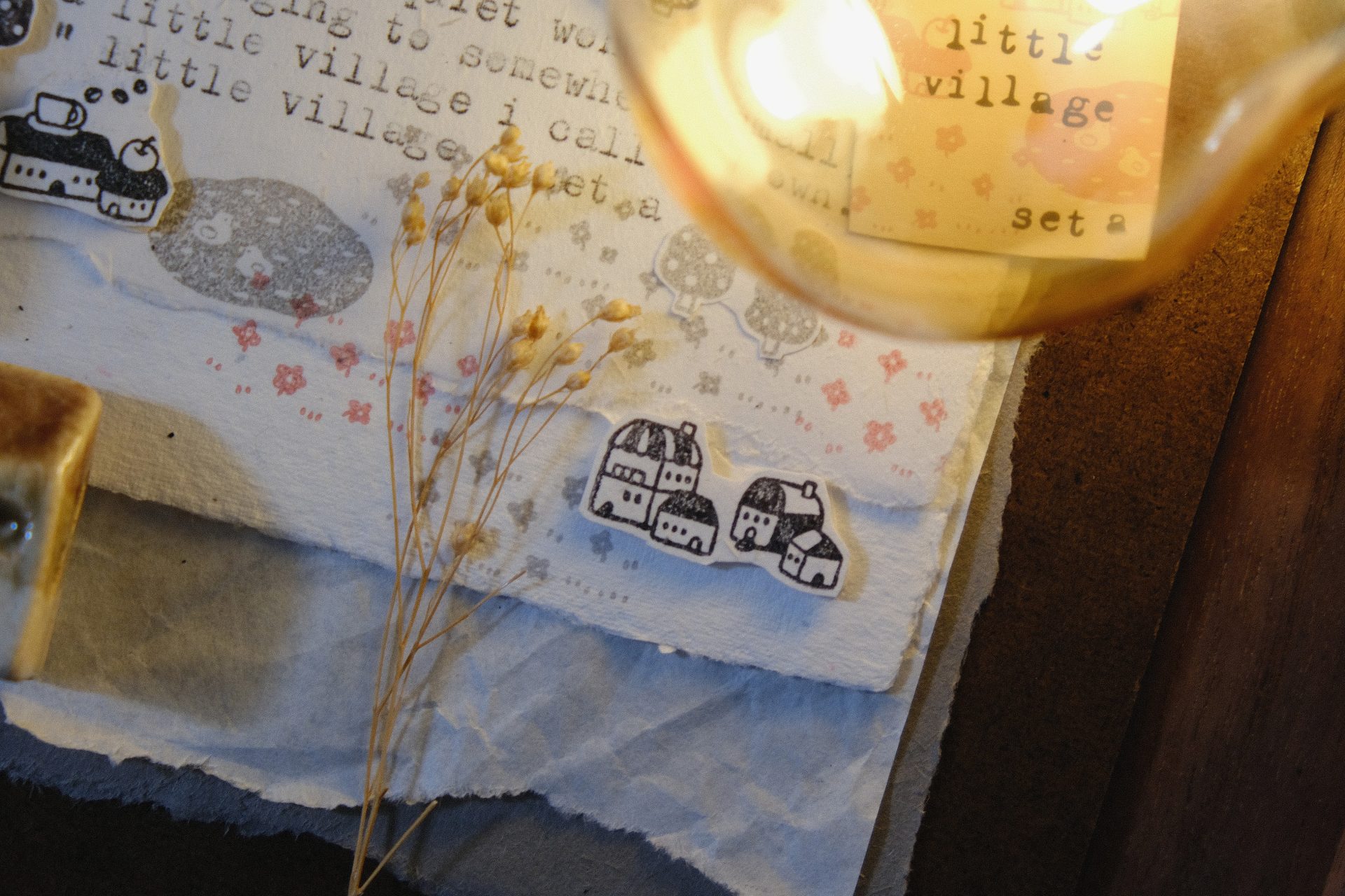 Eileen Tai Little Village Rubber Stamp Set A