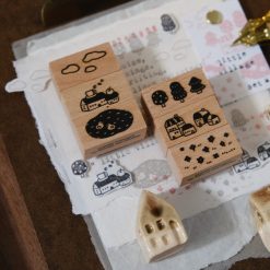 Eileen Tai Little Village Rubber Stamp Set A