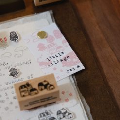 Eileen Tai Little Village Rubber Stamp Set A