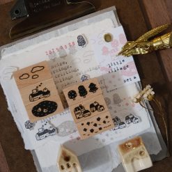 Eileen Tai Little Village Rubber Stamp Set A