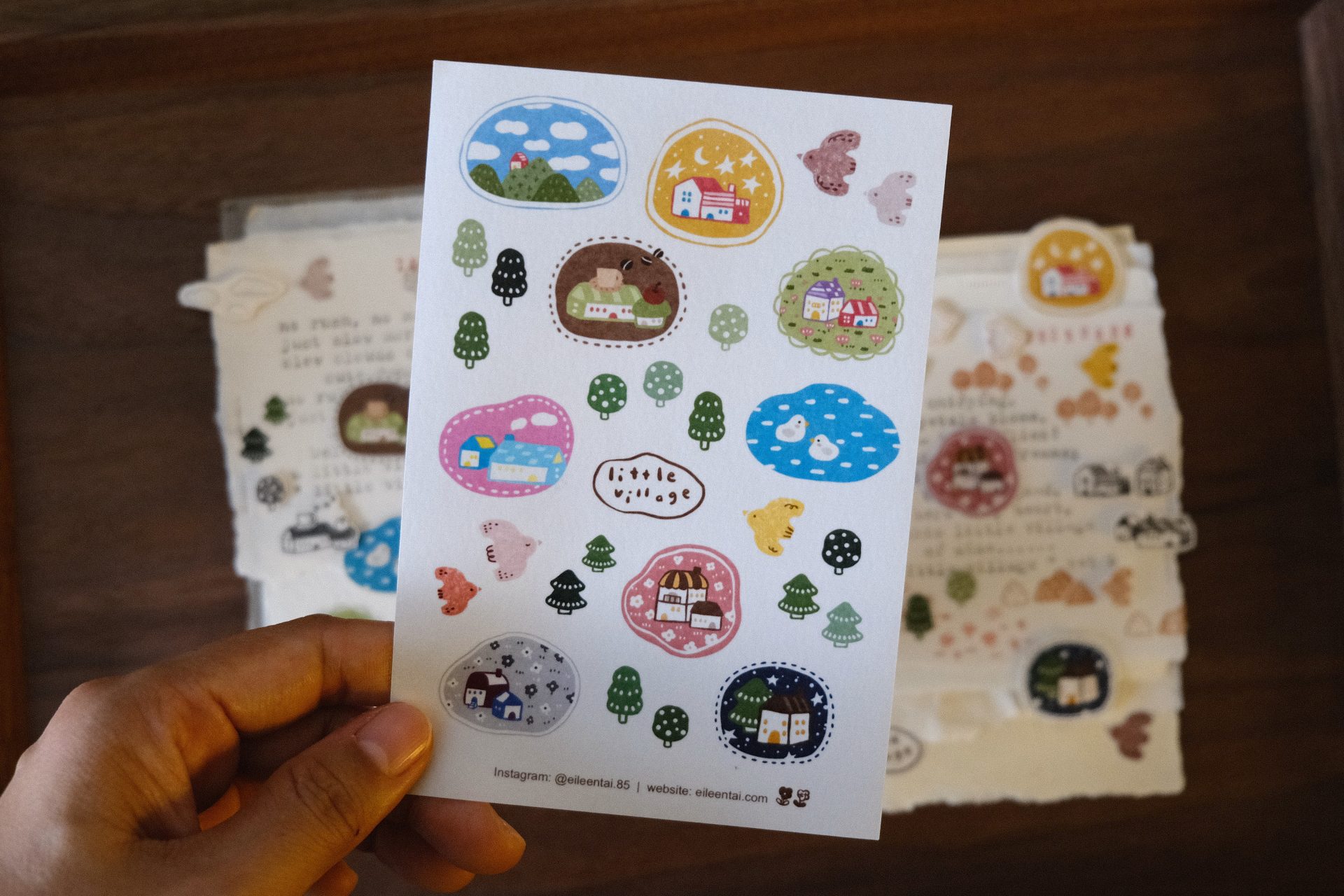 Eileen Tai Little Village Stickers