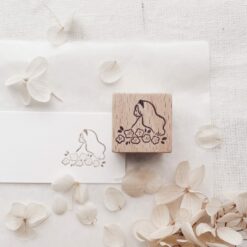 Ms Bulat Rubber Stamp - Look for a Garden of Joy