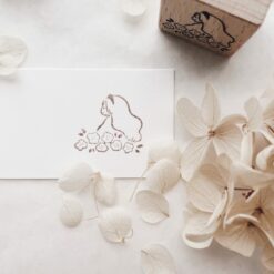 Ms Bulat Rubber Stamp - Look for a Garden of Joy