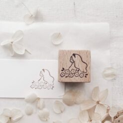 Ms Bulat Rubber Stamp - Look for a Garden of Joy