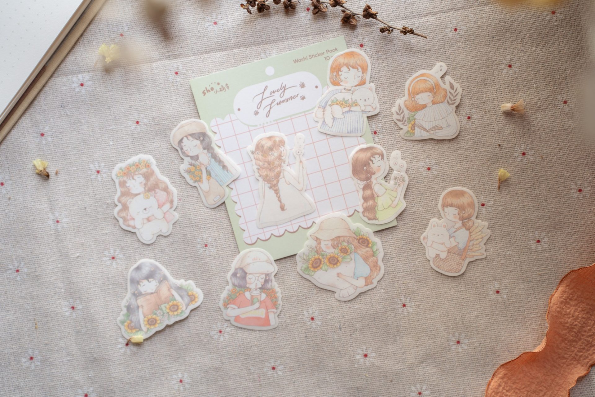 Sho Little Happiness Sticker Pack - Lovely Summer