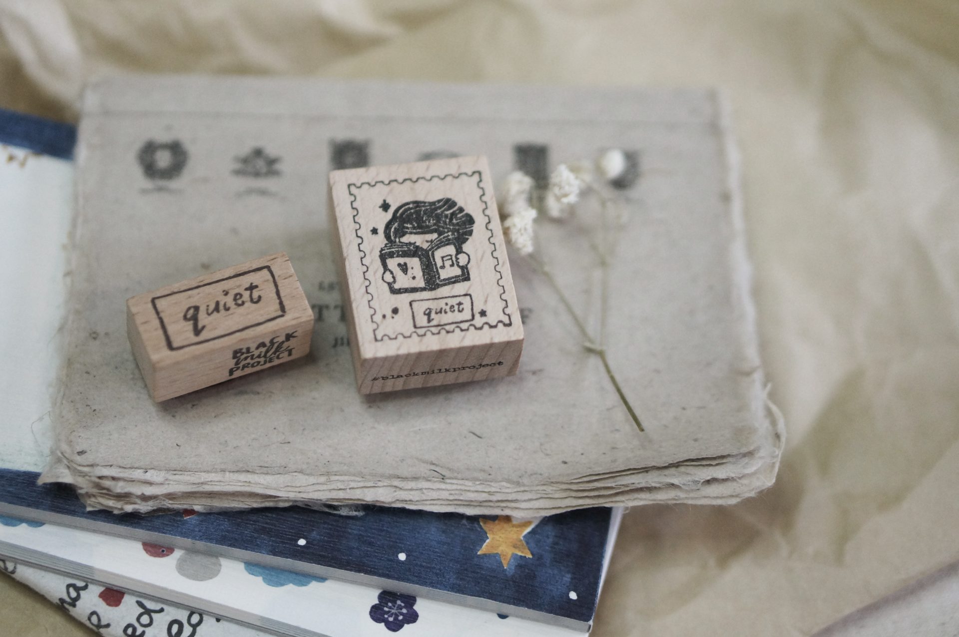 Black Milk Project This Moment - Postal Stamp Rubber Stamps