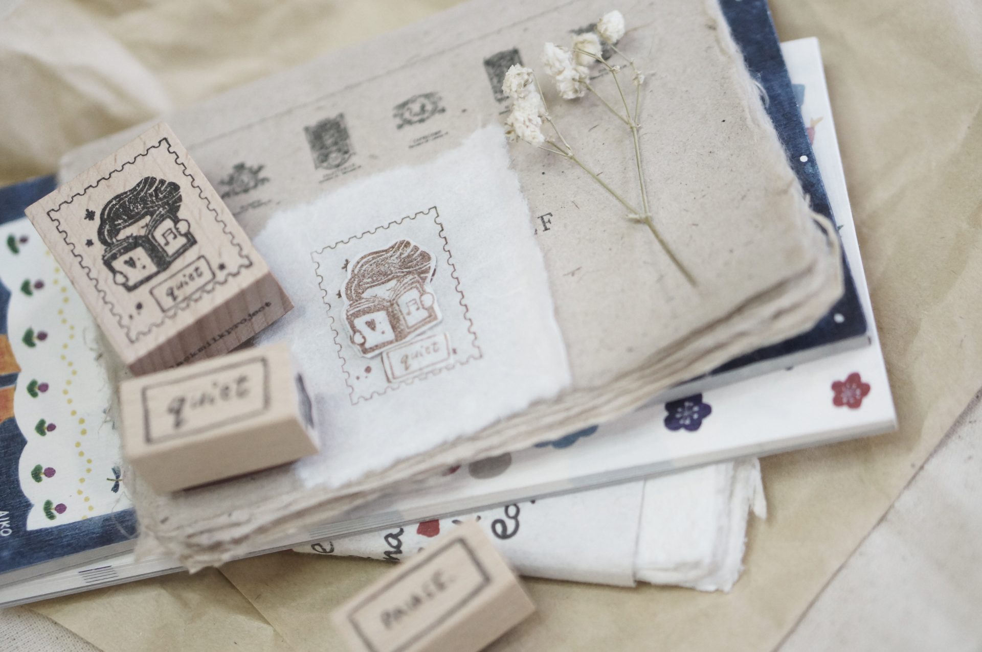 Black Milk Project This Moment - Postal Stamp Rubber Stamps - Image 5