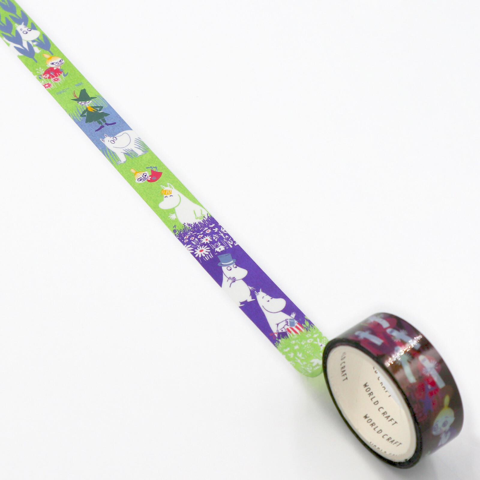 World Craft Moomin Clear Tape - Garden