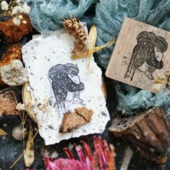 Black Milk Project Melancholy Rubber Stamp - Cradle