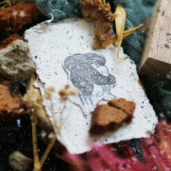 Black Milk Project Melancholy Rubber Stamp - Cradle