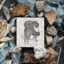 Black Milk Project Melancholy Rubber Stamp - Cradle