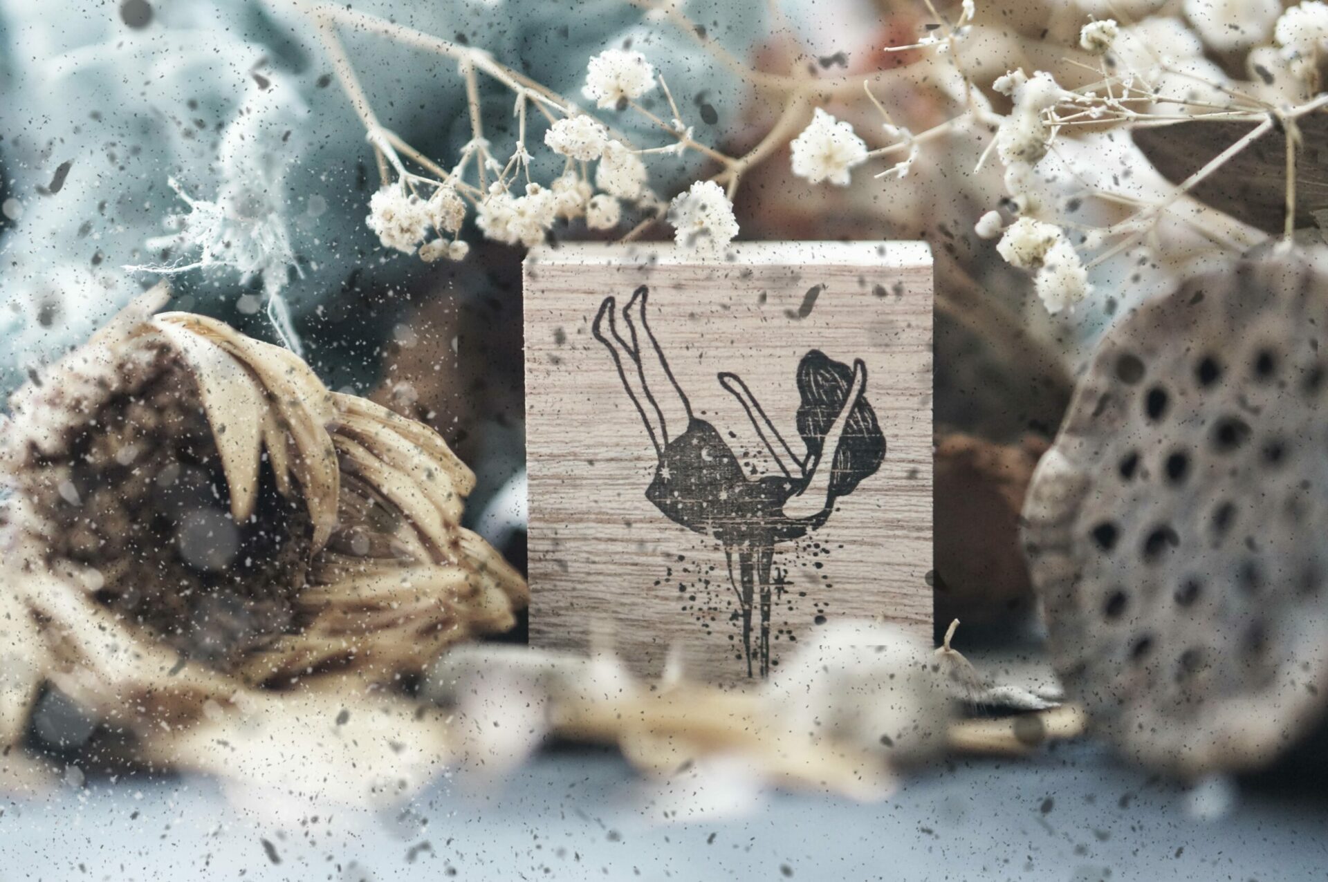 Black Milk Project Melancholy Rubber Stamp - Fall