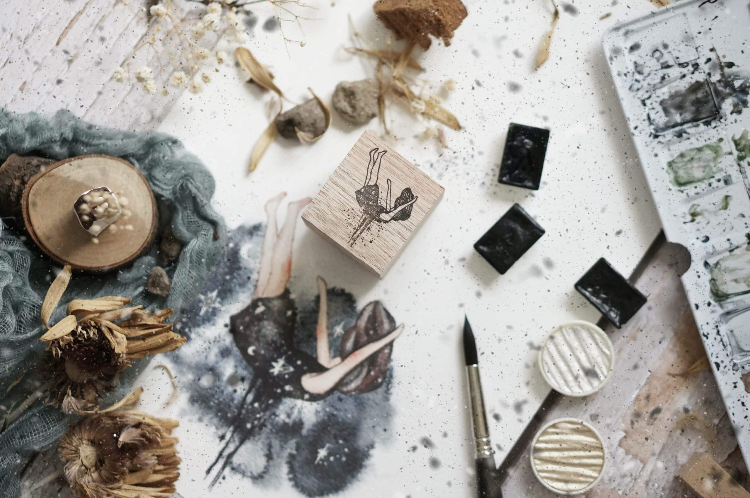 Black Milk Project Melancholy Rubber Stamp - Fall