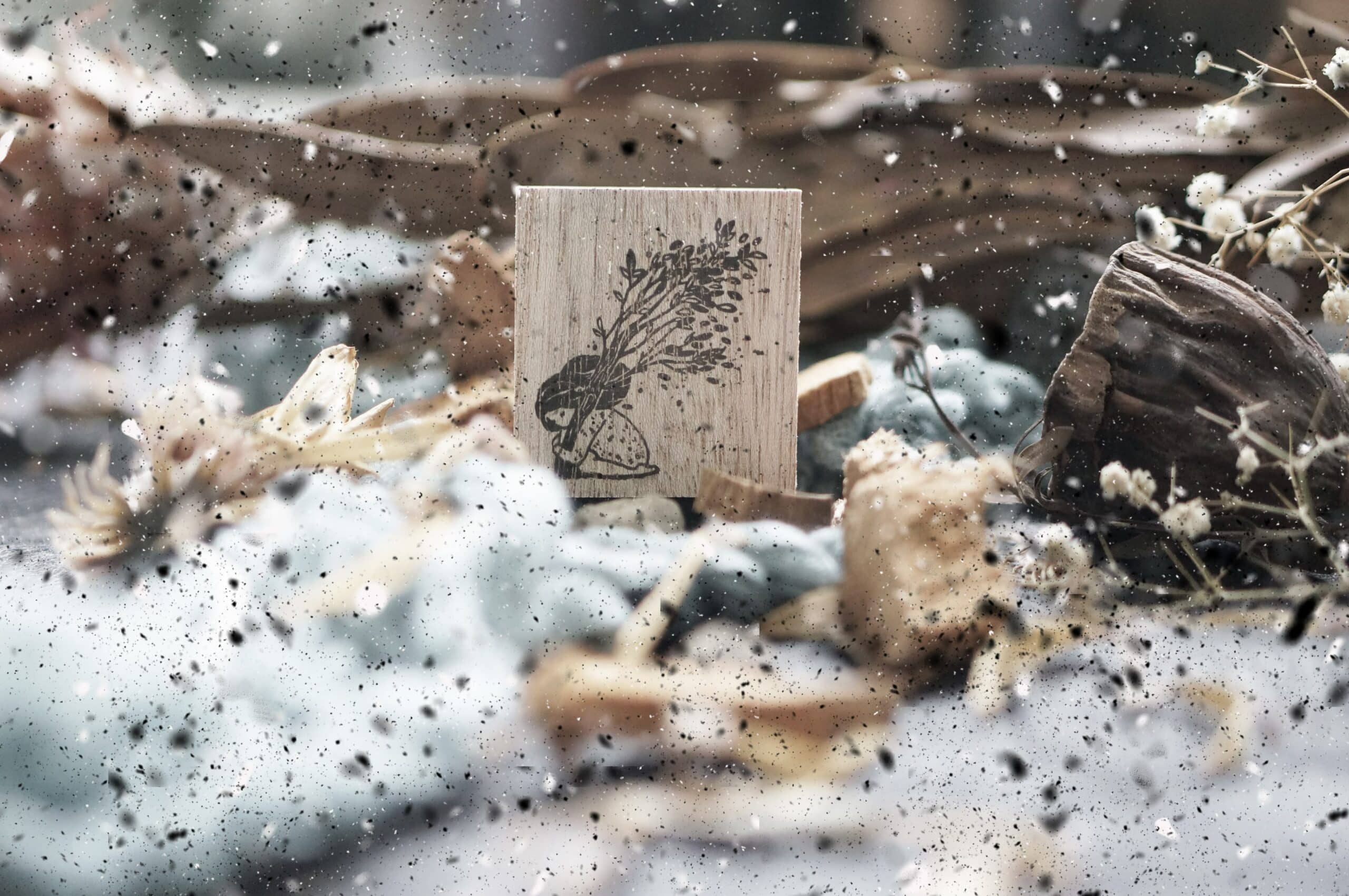 Black Milk Project Melancholy Rubber Stamp - Grounding