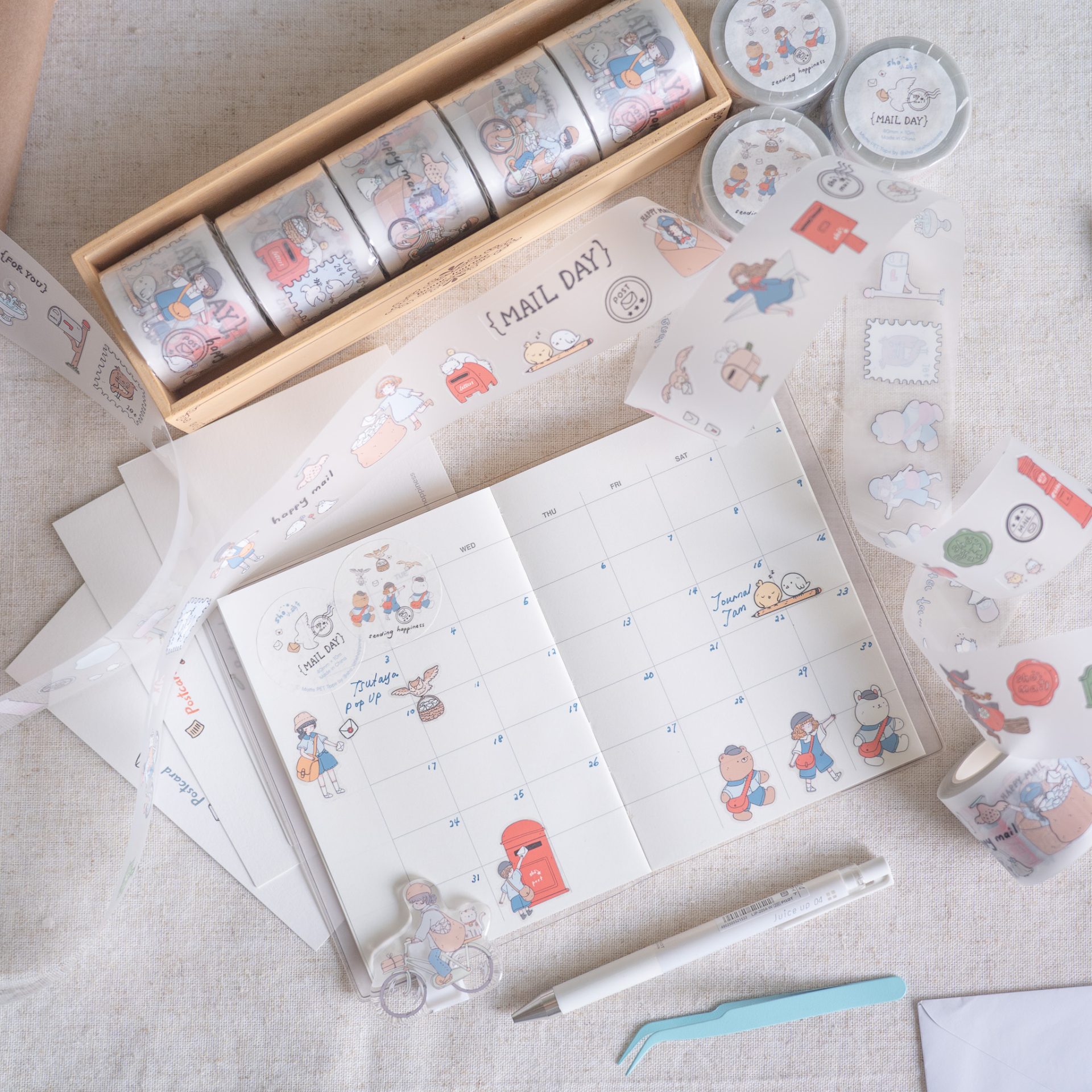 Sho Little Happiness Washi Tape - Mail Day