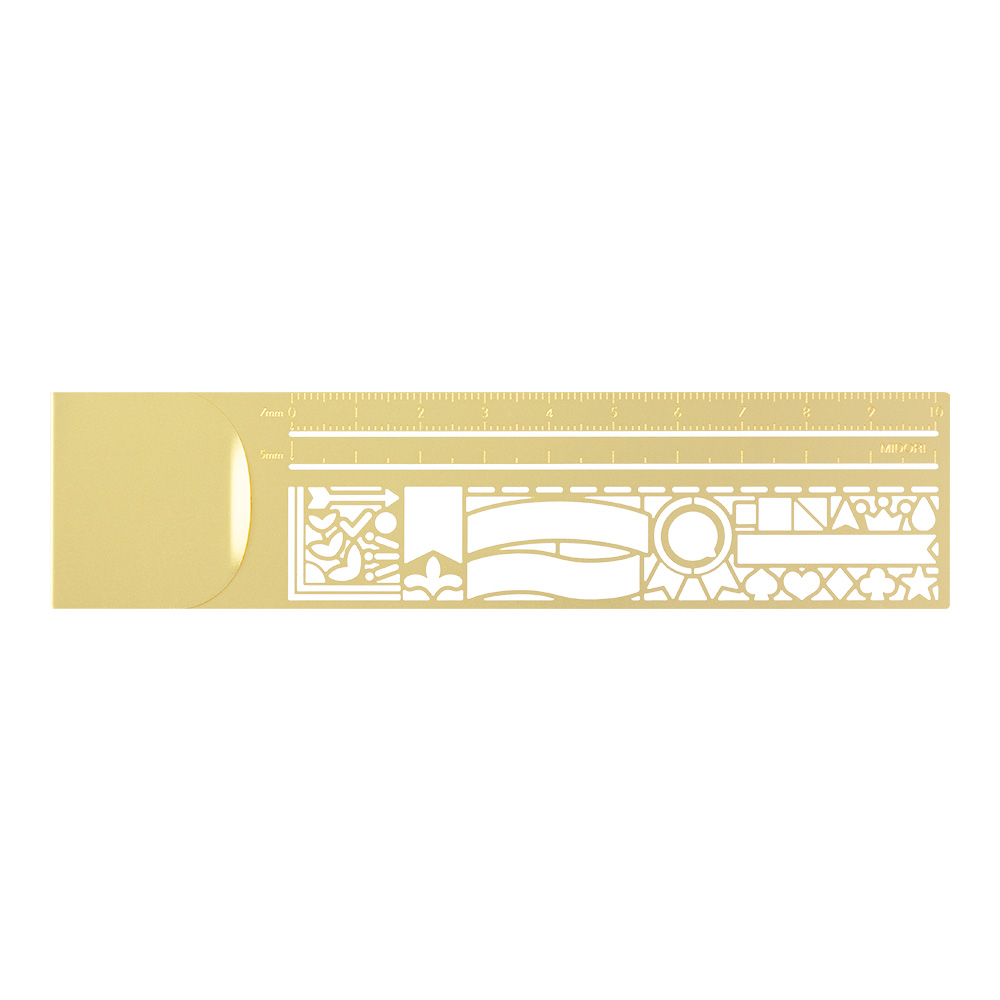 Midori Decorative Clip Ruler