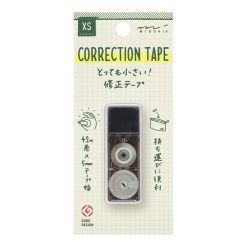 Midori XS Correction Tape - Black