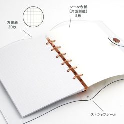 Mind Wave Bine A6 Clear Ring Binder - Rose Pink