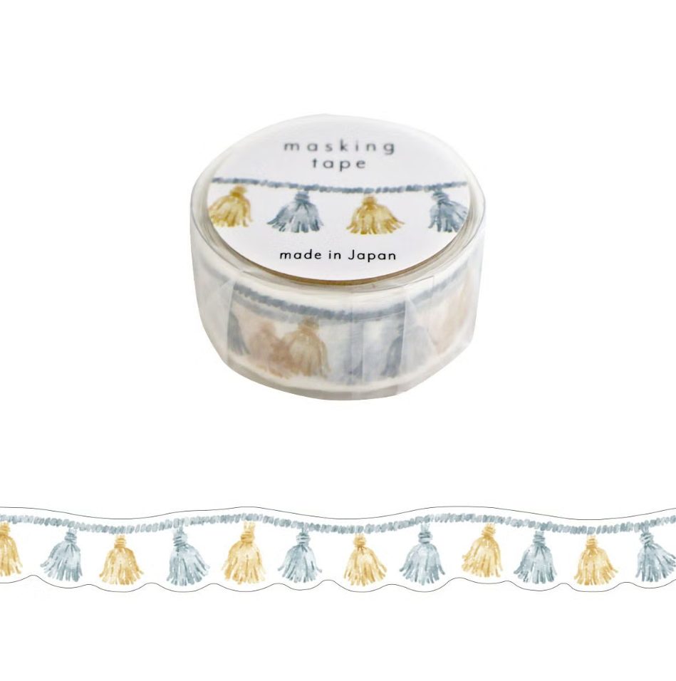 Mind Wave Die Cut Masking Tape - Tassels
