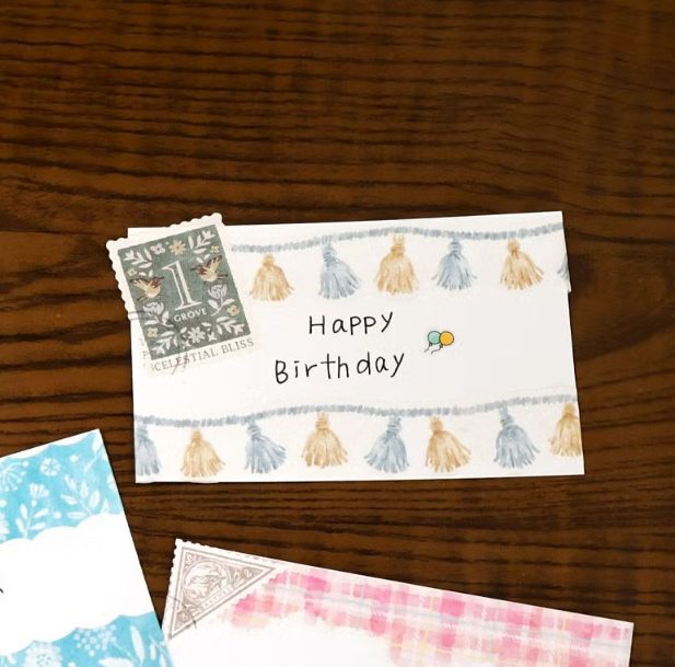 Mind Wave Die Cut Masking Tape - Tassels