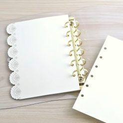 Mind Wave Refill Paper for Bine A6 Ring Binder - Lace Yellow