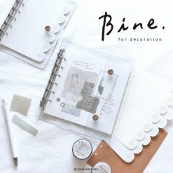 Mind Wave Refill Paper for Bine A6 Ring Binder - Lace Yellow