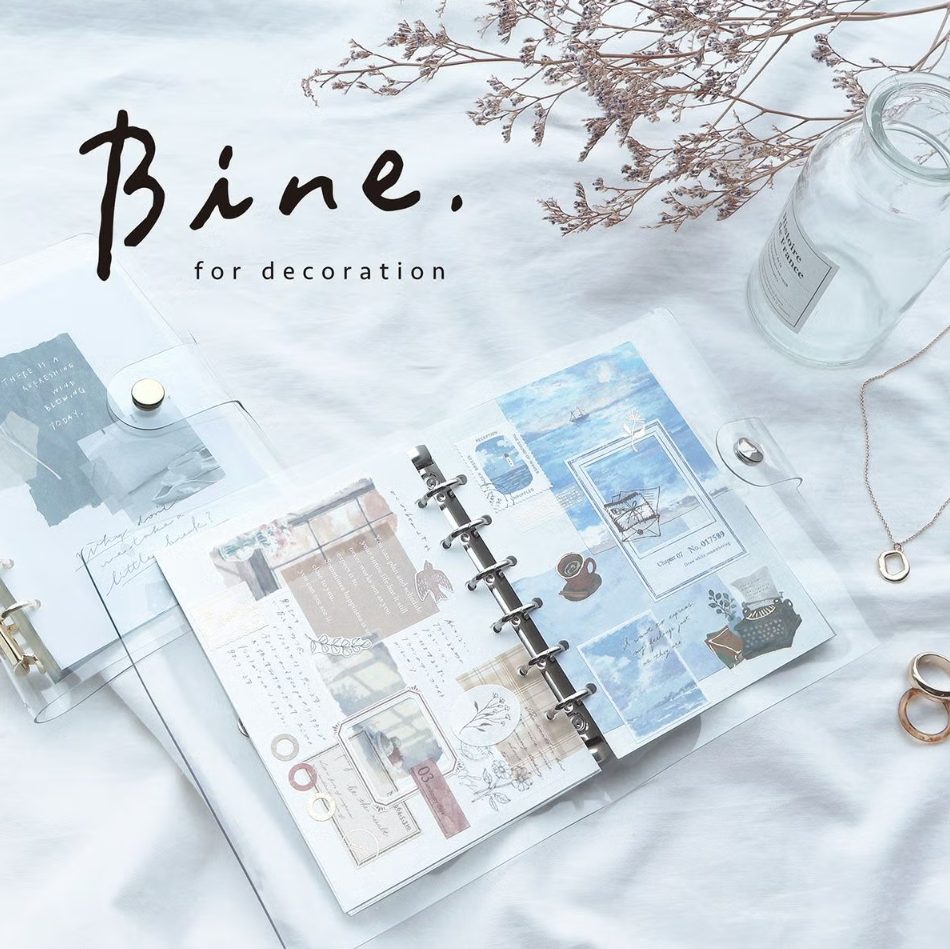 Mind Wave Refill Paper for Bine A6 Ring Binder - Sticker Release