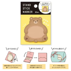 Mind Wave Stand-Up Sticky Notes - Bear