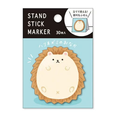 Mind Wave Stand-Up Sticky Notes - Hedgehog