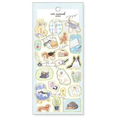 Mind Wave With Animals Stickers