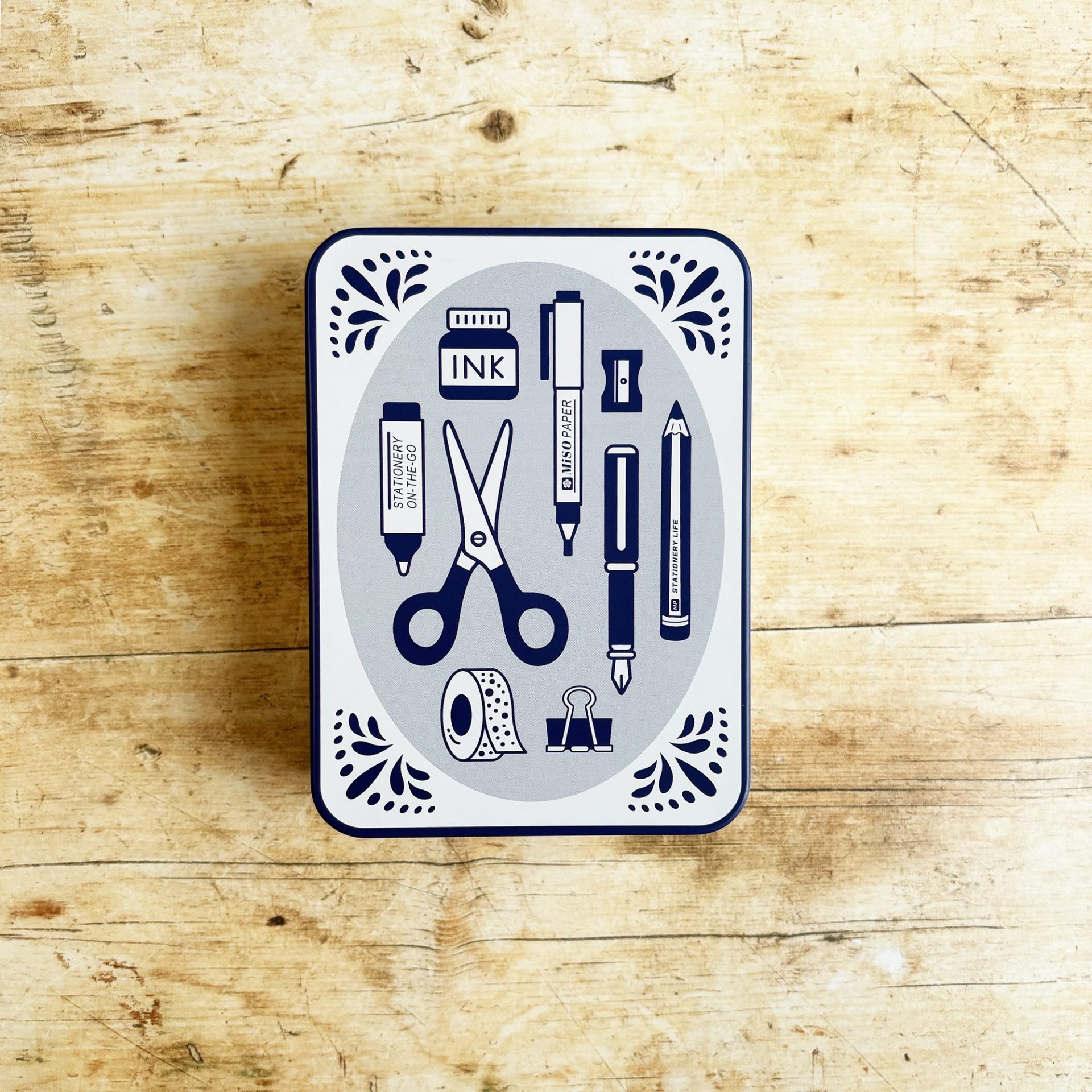 Miso Paper Stationery On-the-go Tin Box