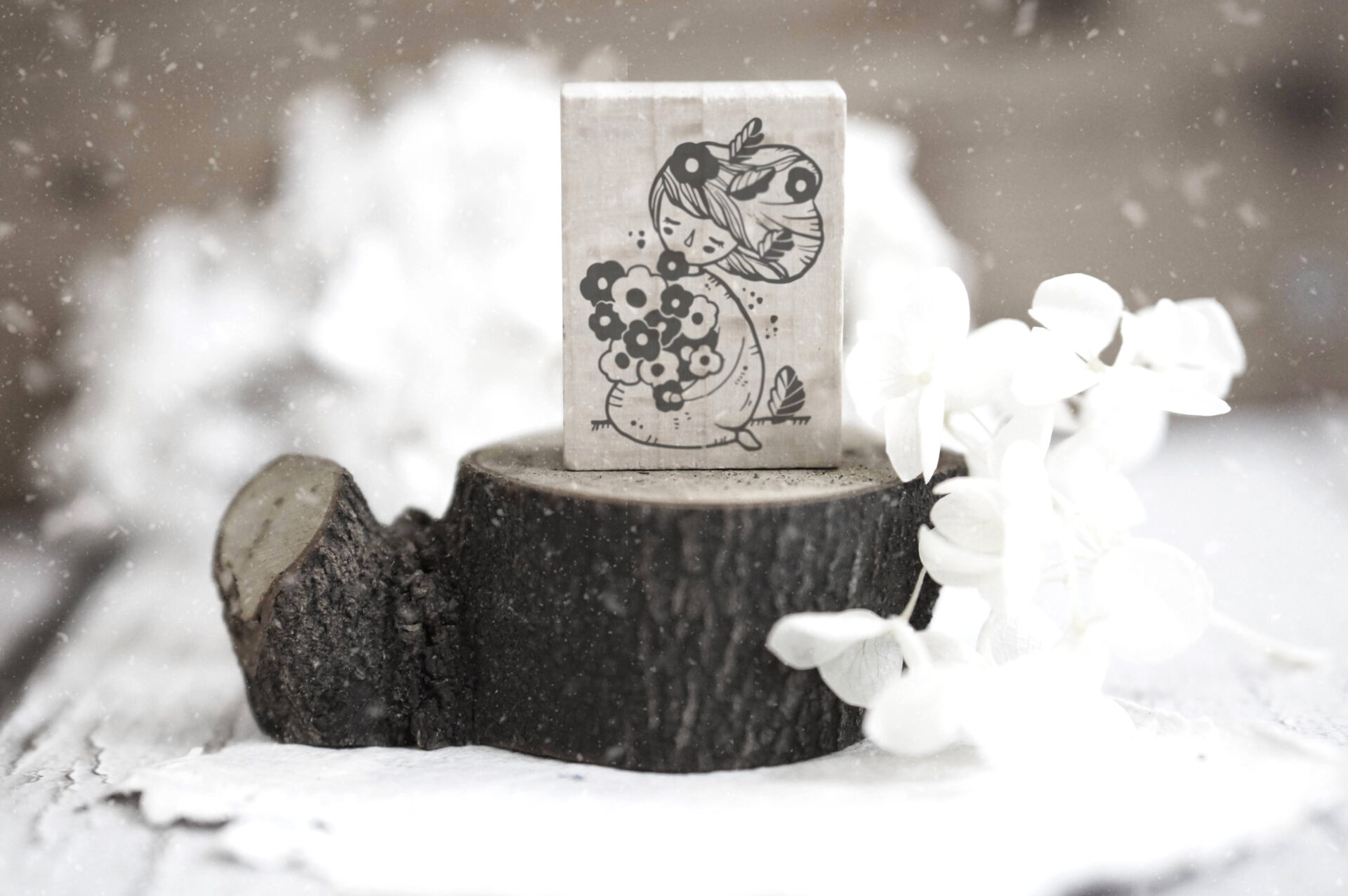 Black Milk Project Moments II Rubber Stamps - Flowers