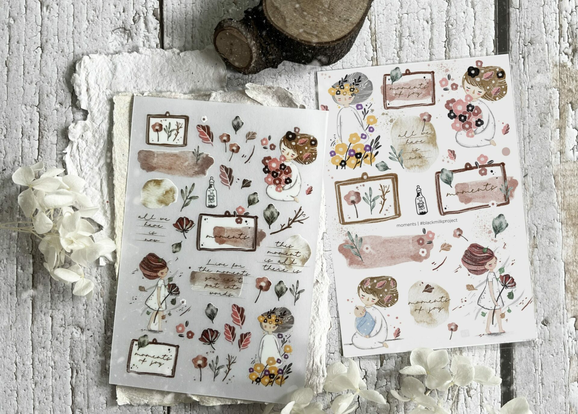 Black Milk Project Moments II Stickers