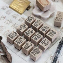 Black Milk Project This Moment - Twelve Months Rubber Stamps