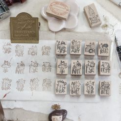 Black Milk Project This Moment - Twelve Months Rubber Stamps