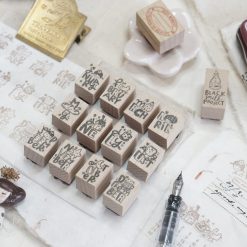 Black Milk Project This Moment - Twelve Months Rubber Stamps