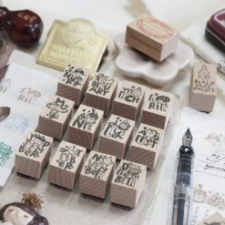 Black Milk Project This Moment - Twelve Months Rubber Stamps