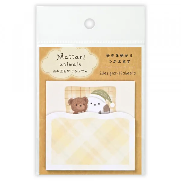 NB Wanova Mattari Animals Night Sticky Notes - Shinaenaga